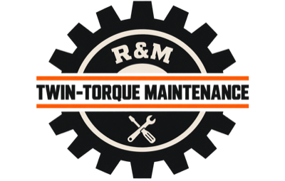 R and M Twin-Torque Maintenance gear logo